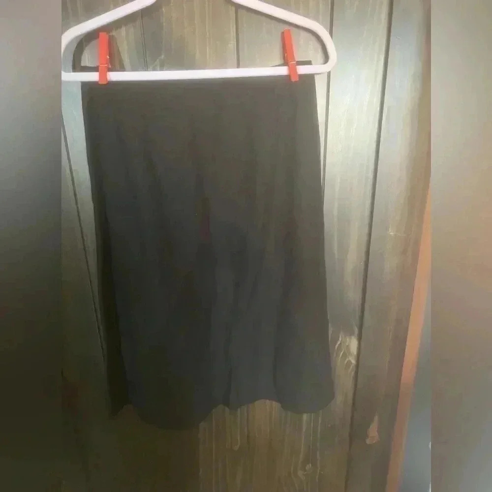 Harold's Black Boho Embroidered Skirt Size 8 - Picture 7 of 8